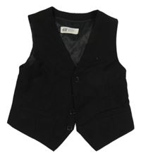Černá společenská vesta H&M