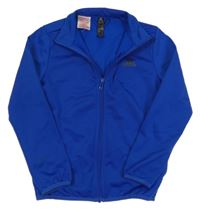 Safírová propínací propínací funkční mikina s logem Adidas