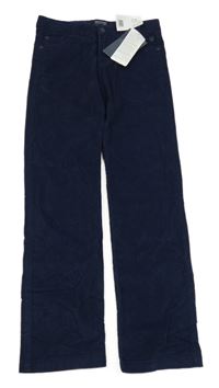 Nové - tmavomodré sametové skinny kalhoty Mayoral