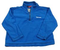 Modrá fleecová funkčná mikina s logom Regatta