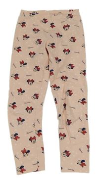 Svetloružové legíny s Minnie C&A