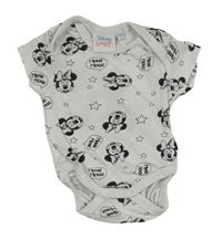 Biele body s Minnie Disney