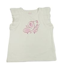 Biely top s motýlkom Topolino
