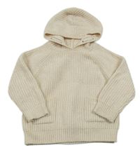 Smotanový žinylkový sveter s kapucňou Pep&Co