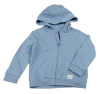 Svetlomodrá prepínaci mikina s kapucňou F&F