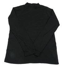 Čierne tričko so stojačikom LC Waikiki