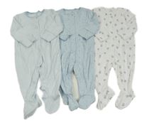 Nové - 3set - 3x Bílo-modrý overal Next