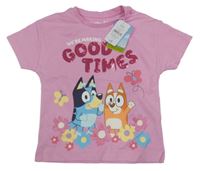 Nové - Růžové tričko s Bluey Nutmeg