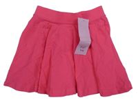 Nové - Fuchsiová bavlnená sukňa F&F