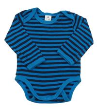 Tmavomodro-modré pruhované body Topomini