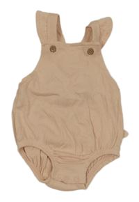 Světlerůžové mušelínové body s volánky Topomini