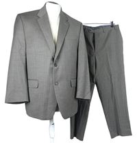 2set - Pánský hnědý společenský oblek