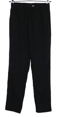 Dámské černé volné kalhoty H&M