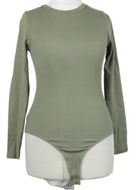 Dámske khaki rebrované body New Look