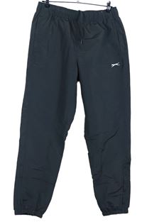 Pánské tmavošedé šusťákové kalhoty Slazenger 