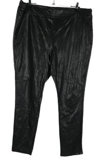 Dámské černé koženkové kalhoty Simply Be 