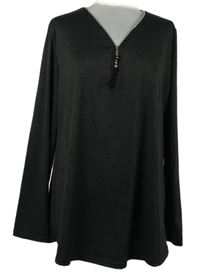 Dámská černá melírovaná tunika 