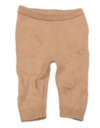 Svetloružové pletené nohavice F&F