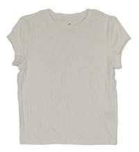 Biele crop tričko H&M