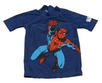 Tmavomodré UV tričko so Spidermanem