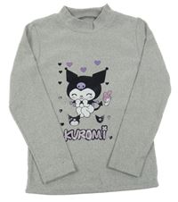 Svetlosivý ľahký sveter s Kuromi