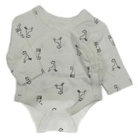 Bílé zavinovací body s žirafou 