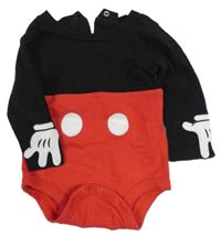 Černo-červené body - Mickey Disney