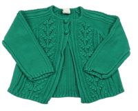 Zelený prepínaci sveter so vzorom H&M