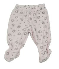 Světlerůžové sametové polodupky s kočičkou Marií Orchestra