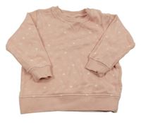 Ružová mikina so srdiečkami H&M