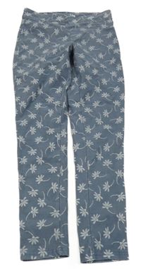 Modrošedé kvetované tregíny Pepperts