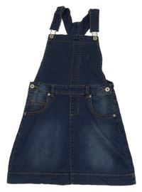 Tmavomodré rifľové na traké šaty Bluezoo