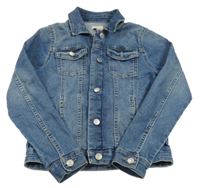 Modrá rifľová bunda Only