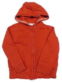 Červená prepínaci mikina s kapucňou M&S