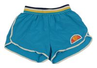 Modré sportovní dvojité kraťasy Ellesse