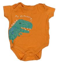 Oranžové body s dinosaurom F&F