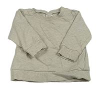 Béžová melírovaná mikina H&M