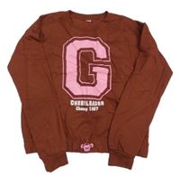 Hnedá mikina s písmenkom Zeeman