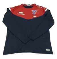 Tmavomodro-červené športové tričko Jako