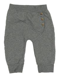 Sivé tepláky s gombíky Alana