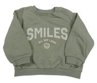 Sivá oversized mikina s nápisom M&S