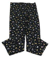 Čierne legíny s diamanty George