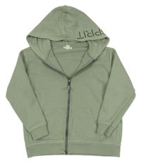 Světlekhaki prepínaci mikina s kapucňou Esprit