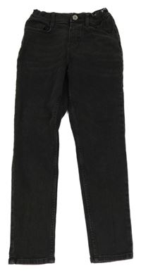 Tmavošedé slim fit rifle H&M