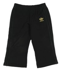 Černé tepláky s logem Adidas