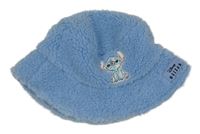 Světlemodrý huňatý klobouk se Stitchem Primark