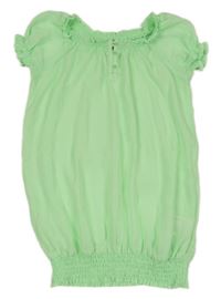 Světlezelená šifonová halenka Crash One