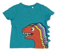 Tyrkysové tričko s dinosaurom C&A