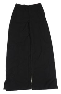 Čierne spoločenské straight nohavice H&M
