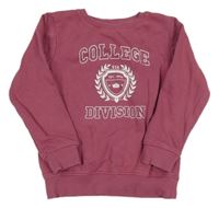 Svetlovínový á mikina s nápismi Topolino